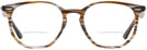 Square Brown / Striped Grey Ray-Ban 7151 Bifocal View #2