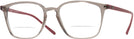 Square Trans Grey Ray-Ban 7185 Bifocal View #1