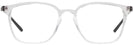 Square Transparent Ray-Ban 7185 Single Vision Full Frame View #2