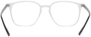 Square Transparent Ray-Ban 7185 Single Vision Full Frame View #4