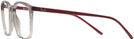Square Trans Grey Ray-Ban 7185 Single Vision Full Frame View #3