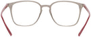 Square Trans Grey Ray-Ban 7185 Single Vision Full Frame View #4
