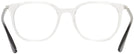 Round,Square Transparent Ray-Ban 7190 Computer Style Progressive View #4