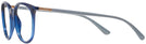 Round,Square Trans Blue Ray-Ban 7190 Single Vision Full Frame View #3