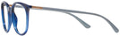 Round,Square Trans Blue Ray-Ban 7190 Computer Style Progressive View #3