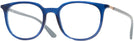 Round,Square Trans Blue Ray-Ban 7190 Single Vision Full Frame View #1