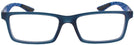 Rectangle Blue Ray-Ban 8901 Single Vision Full Frame View #2