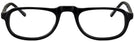 Rectangle Black CEO Single Vision Half Frame View #2