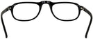 Rectangle Black CEO Single Vision Half Frame View #4