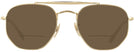 Aviator Gold Ray-Ban 3648 Bifocal Reading Sunglasses View #2