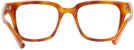 Square Yellow Light Havana Ray-Ban 4323V Single Vision Full Frame View #4