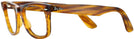 Wayfarer Stripped Red Havana Ray-Ban 4340V Progressive No-Lines View #3