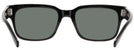 Square Shiny Black Ray-Ban 5388L Progressive Reading Sunglasses View #4