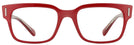Square Red Trans Grey Ray-Ban 5388L Progressive No-Lines View #2