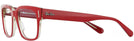 Square Red Trans Grey Ray-Ban 5388L Progressive No-Lines View #3