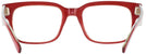 Square Red Trans Grey Ray-Ban 5388L Progressive No-Lines View #4