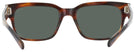 Square Stripped Red Havana Ray-Ban 5388 Progressive Reading Sunglasses View #4