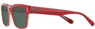 Square Red Trans Grey Ray-Ban 5388L Progressive Reading Sunglasses View #3