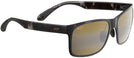 Square Black And Grey Tortoise/hcl Lens Maui Jim Red Sands 432 View #1