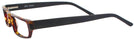 Rectangle Tortoise/Black Seattle Eyeworks 933 Single Vision Half Frame View #3