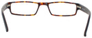 Rectangle Tortoise/Black Seattle Eyeworks 933 Single Vision Half Frame View #4