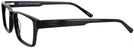Square Powerful Black Seattle Eyeworks 945 Progressive No-Lines View #3