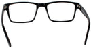 Square Powerful Black Seattle Eyeworks 945 Progressive No-Lines View #4