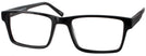 Square Powerful Black Seattle Eyeworks 945 Progressive No-Lines View #1
