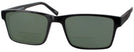 Square Powerful Black Seattle Eyeworks 945 Bifocal Reading Sunglasses View #1