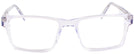 Square Crystal Clear Intent Seattle Eyeworks 945 Progressive No-Lines View #2