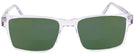 Square Crystal Clear Intent Seattle Eyeworks 945 Bifocal Reading Sunglasses View #2
