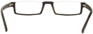 Rectangle Walnut Seattle Eyeworks 956 Single Vision Half Frame View #4