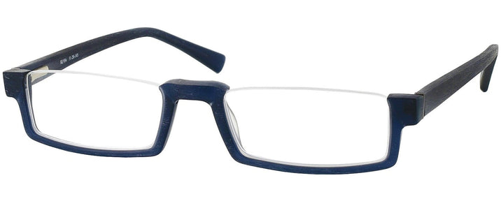 Rectangle Dark Ash Seattle Eyeworks 956 Single Vision Half Frame View #1