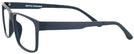 Rectangle Matte Black Seattle Eyeworks 960 with Clip Single Vision Full Frame View #3