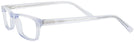 Rectangle Crystal Seattle Eyeworks 963 Single Vision Half Frame View #3