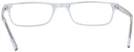 Rectangle Crystal Seattle Eyeworks 963 Single Vision Half Frame View #4