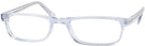 Rectangle Crystal Seattle Eyeworks 963 Single Vision Half Frame View #1