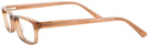 Rectangle Amber Seattle Eyeworks 963 Single Vision Half Frame View #3