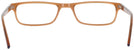 Rectangle Amber Seattle Eyeworks 963 Single Vision Half Frame View #4