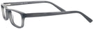 Rectangle Grey Slate Seattle Eyeworks 963 Single Vision Half Frame View #3