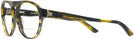 Round,Aviator Havana Yellow Pointille W/ Blue Starck SH5024 Bifocal w/ FREE Non-Glare View #3