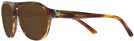 Round,Aviator Havana Red Pointile Black Starck SH5024 Progressive Reading Sunglasses View #3