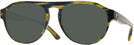 Round,Aviator Havana Yellow Pointille W/ Blue Starck SH5024 Progressive Reading Sunglasses View #1