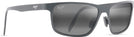 Rectangle Satin Black/Neutral Grey Maui Jim Anemone 606 View #1