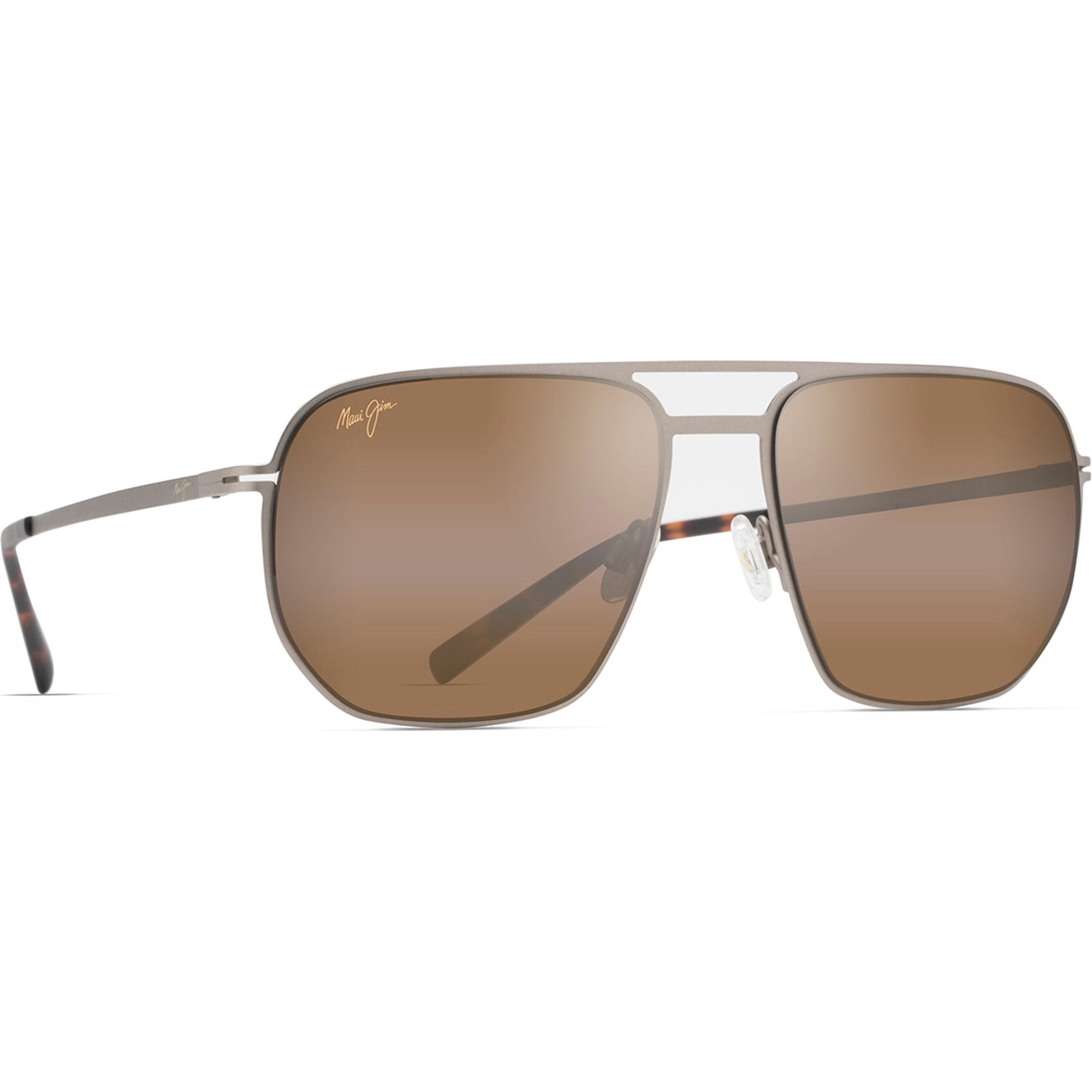 Satin Sepia/HCL Bronze Lens Maui Jim Shark's Cove 605
