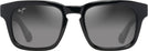Square Black/Neutral Grey Lenses Maui Jim Maluhia 643 View #2
