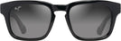 Square Black/Neutral Grey Lenses Maui Jim Maluhia 643 View #2