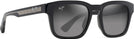 Square Black/Neutral Grey Lenses Maui Jim Maluhia 643 View #1