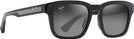 Square Black/Neutral Grey Lenses Maui Jim Maluhia 643 View #1