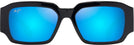 Rectangle Black/Blue Hawaii Lenses Maui Jim Kupale 639 View #2